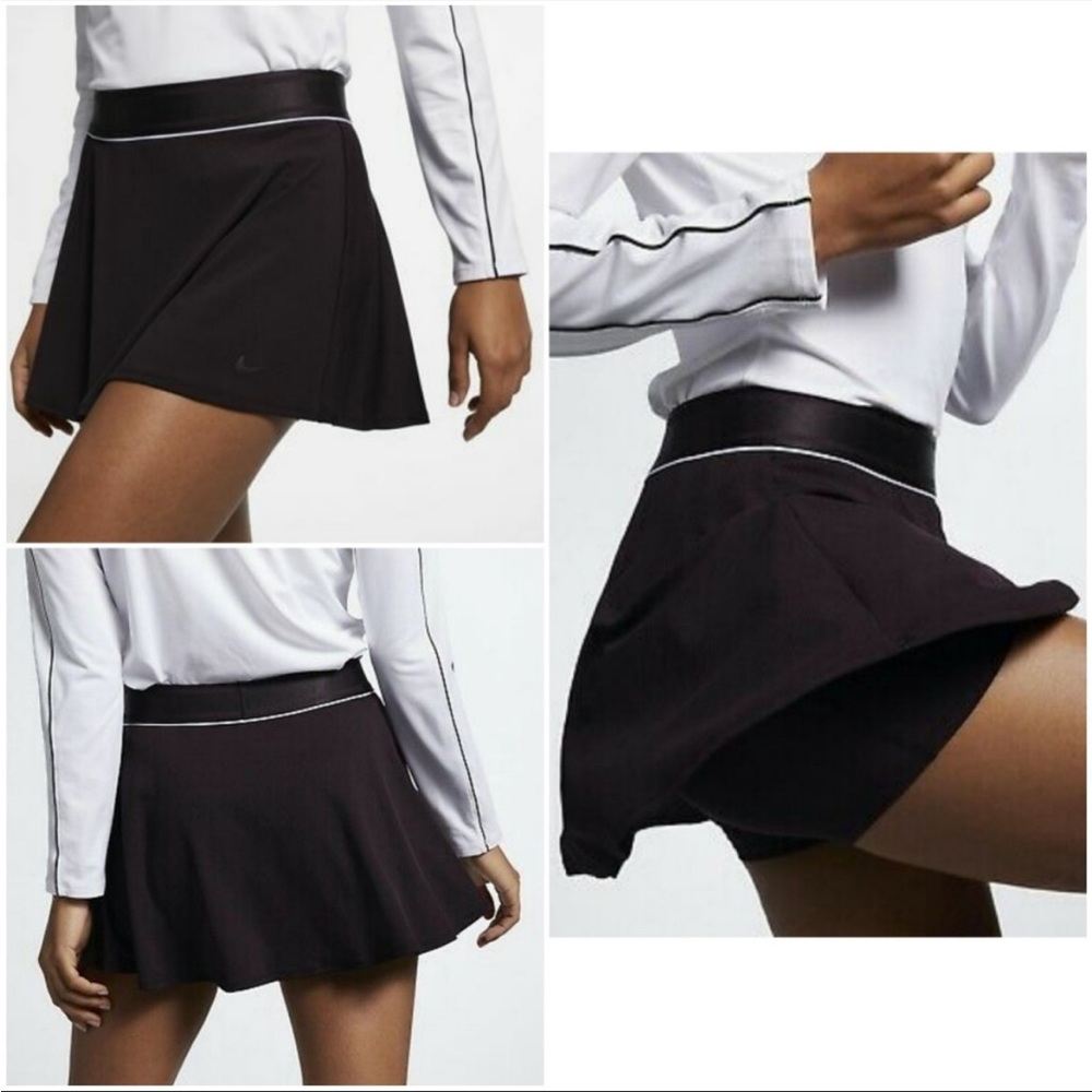 Nike Court Flouncy Women Tennis Skirt Skort Maroon